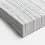 Textured Acrylic Wall Art - Vertical Wave Lines in Soft Neutrals