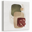 Geometric Minimalist Abstract Wall Art – Framed Modern Canvas Print