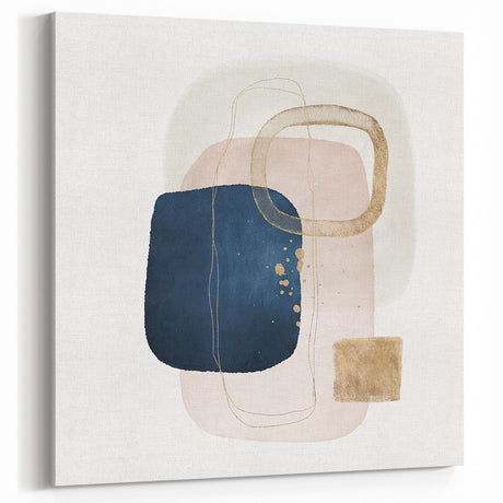 Contemporary Geometric Art for Interiors – Framed Minimalist Print