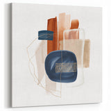 Modern Geometric Wall Decor – Abstract Minimalist Canvas Art Print