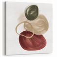 Framed Abstract Geometric Art – Minimalist Wall Art in Earthy Tones