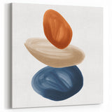 Modern Geometric Wall Decor – Minimalist Abstract Stacked Shape Print