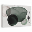 Geometric Art Prints for Home Decor – Minimalist Forest Green Design