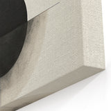 Contemporary Minimalist Wall Art – Geometric Black Circle Alignment