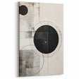 Geometric Minimalist Abstract Wall Art – Monochrome Circles & Lines