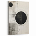 Geometric Minimalist Abstract Wall Art – Monochrome Circles & Lines