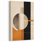 Contemporary Minimalist Wall Art – Geometric Abstract Earth Tones