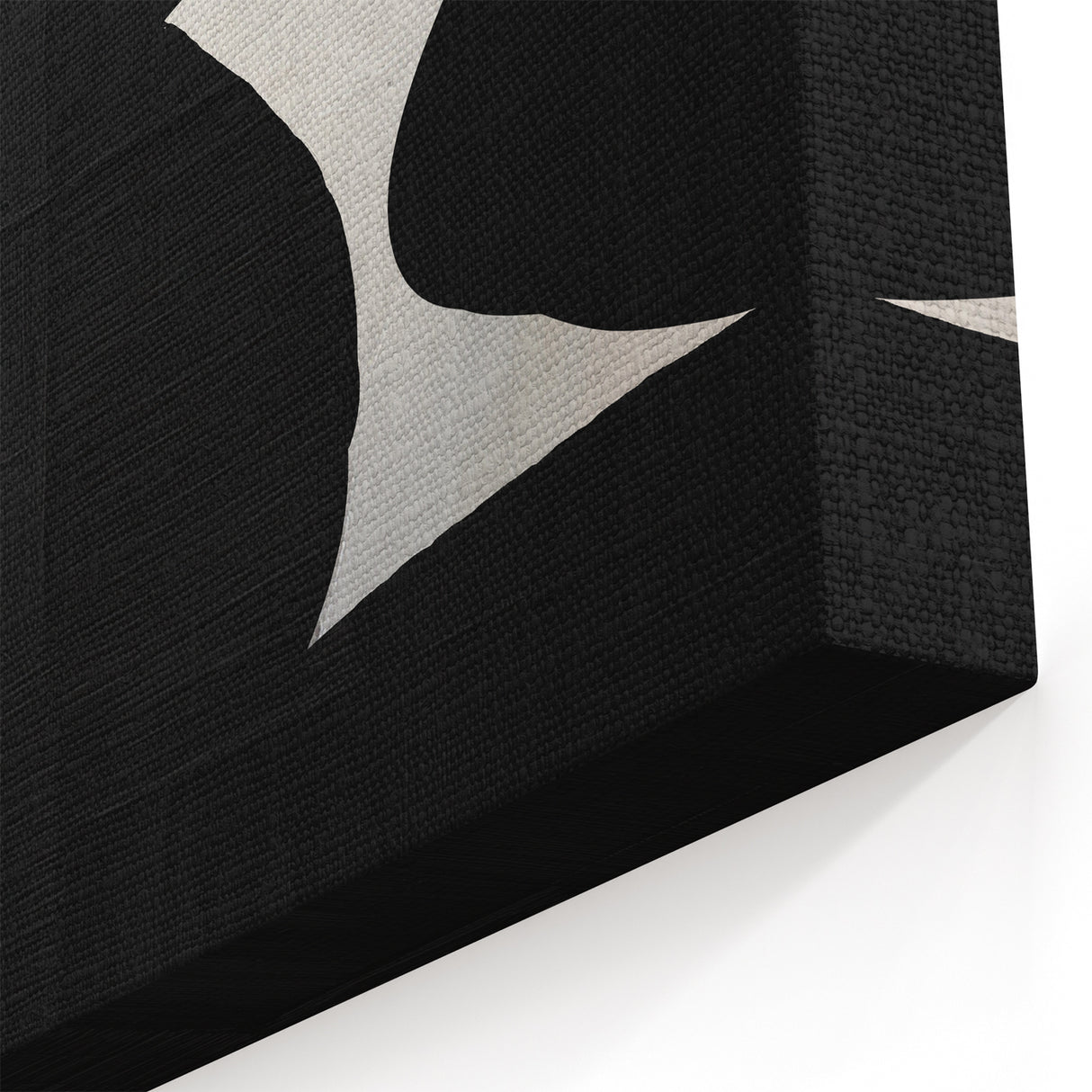 Geometric Minimalist Abstract Wall Art – Bold Black and White Shapes