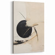 Modern Geometric Wall Art – Minimalist Abstract Black Circle Painting