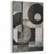 Contemporary Minimalist Wall Art – Geometric Black & Gray Print