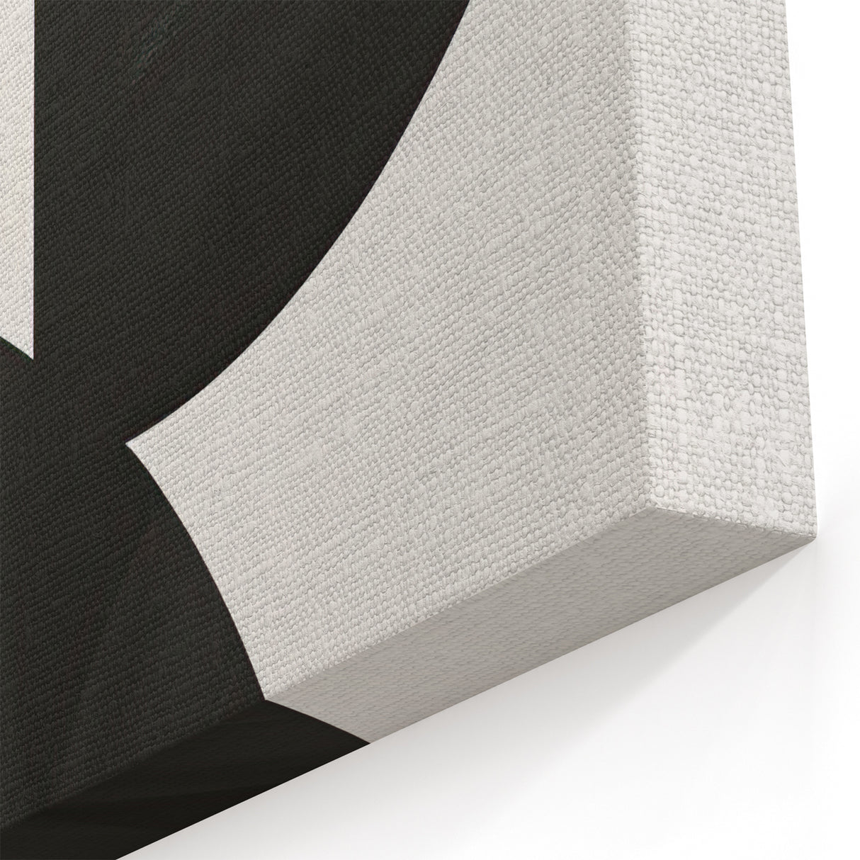 Geometric Minimalist Abstract Wall Art – Bold Black & White Print