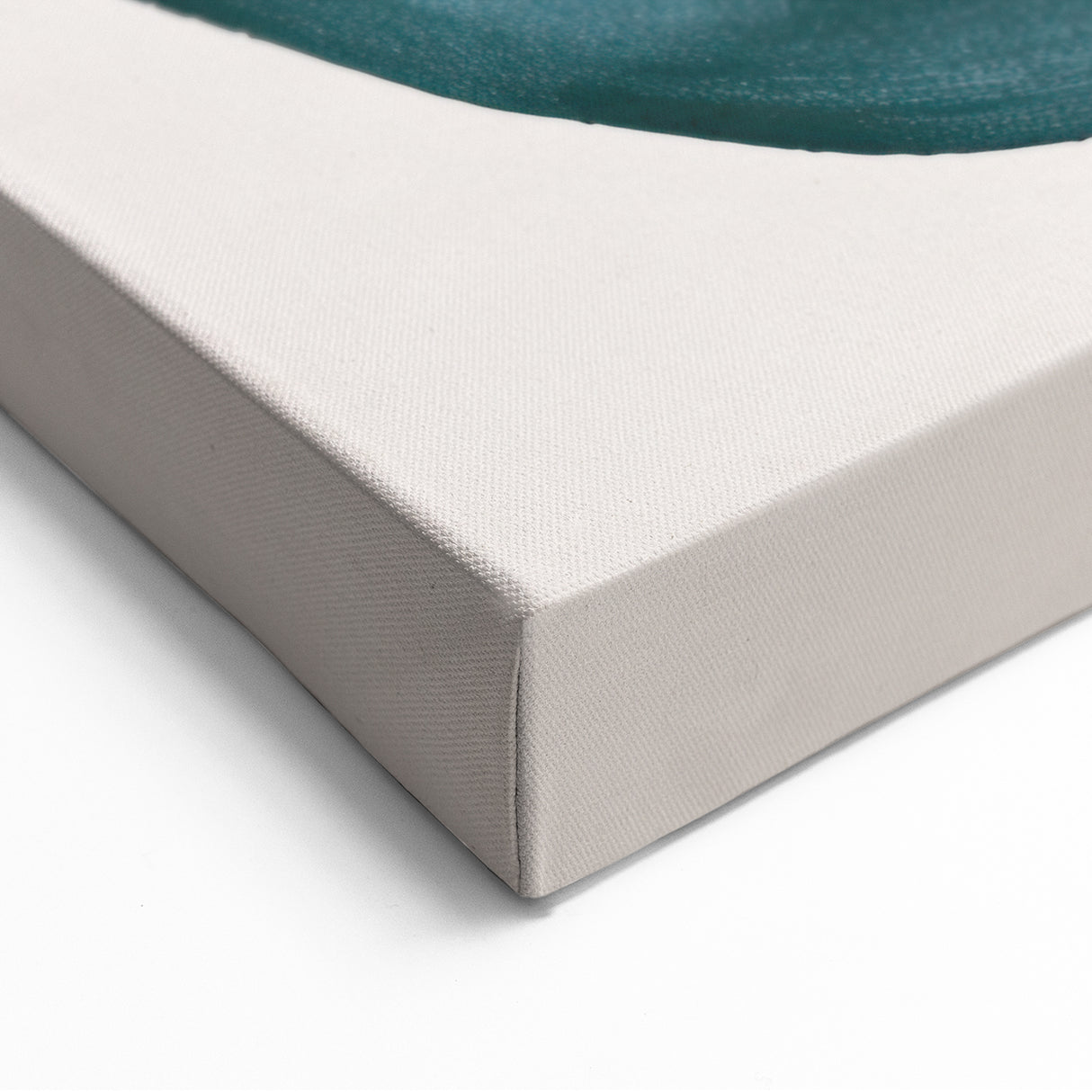 Minimalist Abstract Canvas Prints – Modern Geometric Teal Wall Art