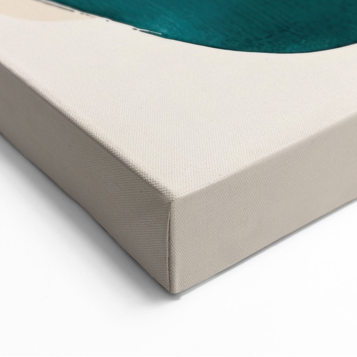 Earthen Harmony Abstracts – Teal and Brown Contemporary Wall Art