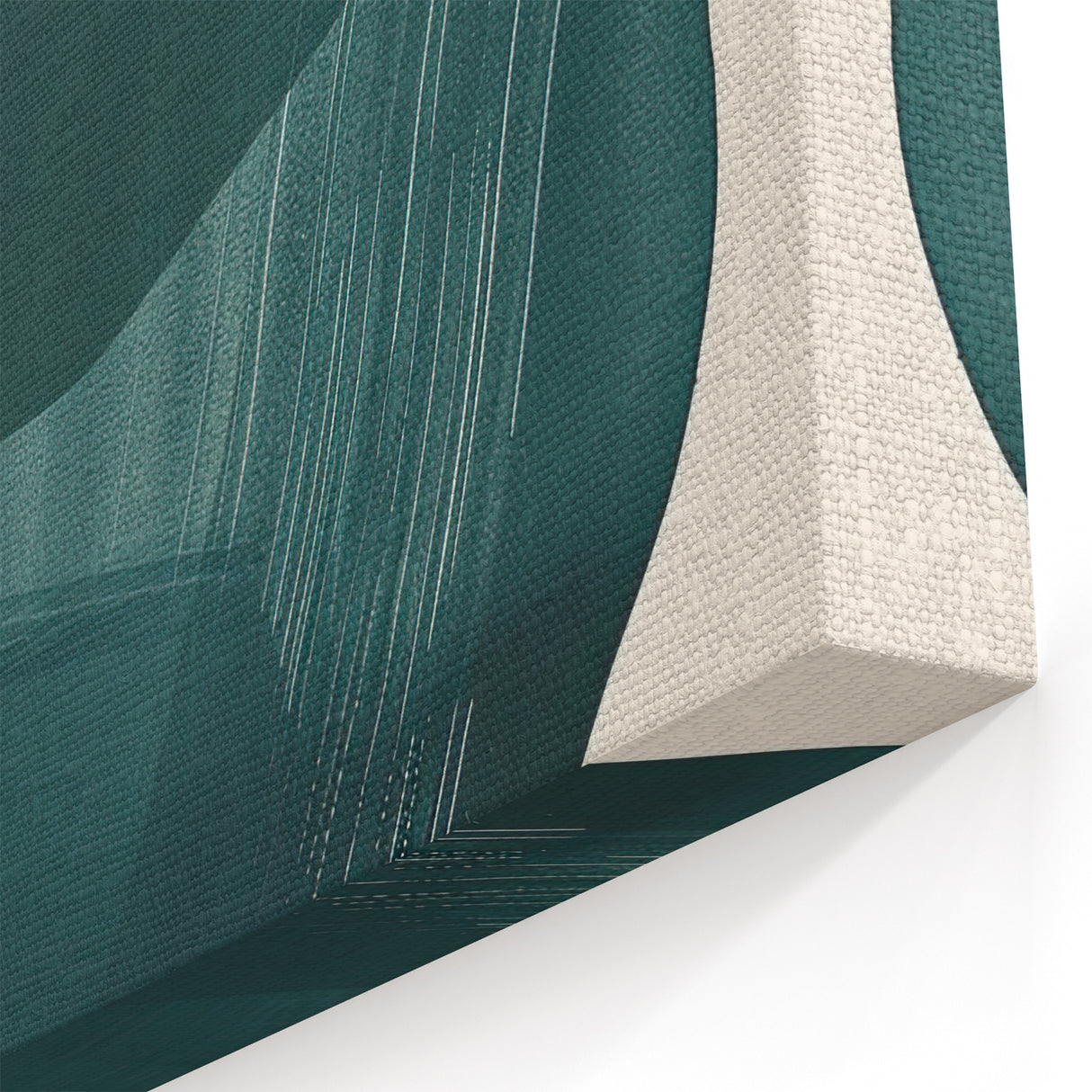 Earthen Harmony Abstracts – Dark Green Minimalist Canvas Wall Art