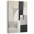 Earthen Harmony Abstracts – Black and Gray Modern Minimalist Art
