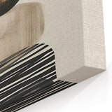 Contemporary Canvas Art – Earthy Stacked Shapes in Warm Tones