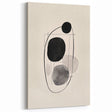 Abstract Wall Art – Modern Black and Gray Linework Minimalist Print