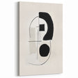 Neutral Abstract Prints – Black Brush and Linework Geometric Art