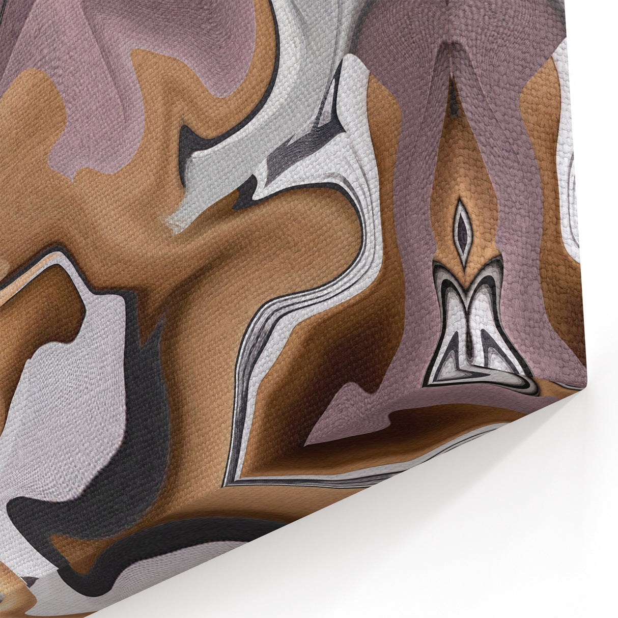 Earthen Harmony Abstracts – Neutral Modern Abstract Wall Art Print