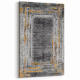 Earthen Harmony Abstracts – Gold and Gray Minimalist Wall Decor