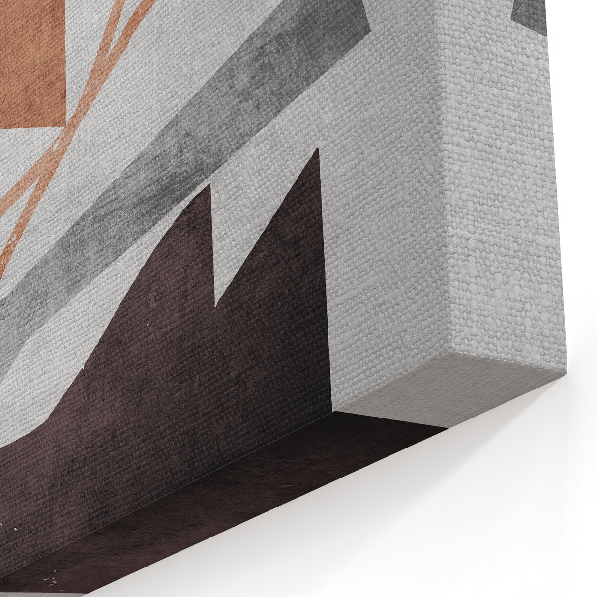 Neutral Abstract Prints in Brown – Earthen Harmony Modern Artwork