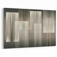 Linear Rhythm Blocks – Neutral Abstract Wall Art in Earth Tones