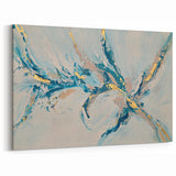 Ocean Breeze Tones – Earthen Harmony Contemporary Canvas Art
