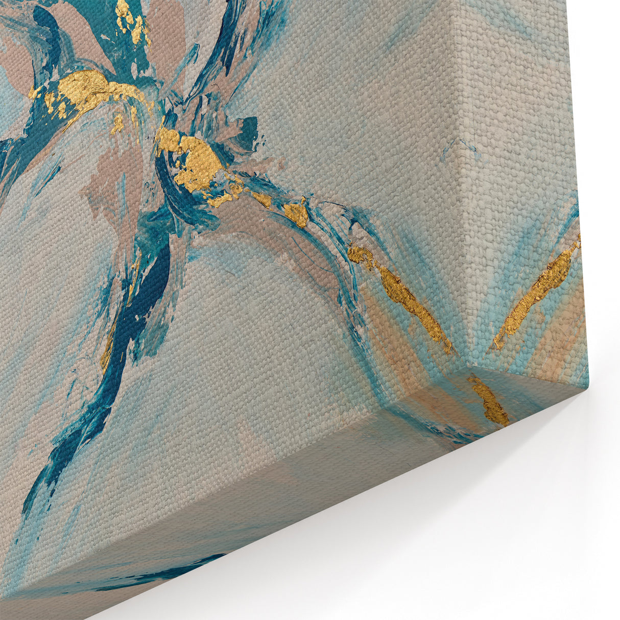 Ocean Breeze Tones – Earthen Harmony Contemporary Canvas Art