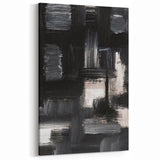 Urban Essence Blocks – Minimalist Black & White Abstract Wall Art