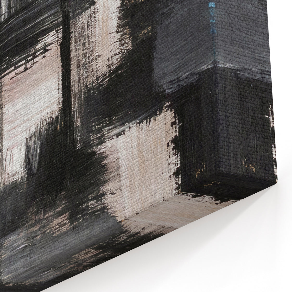 Urban Essence Blocks – Minimalist Black & White Abstract Wall Art