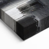 Urban Essence Blocks – Minimalist Black & White Abstract Wall Art