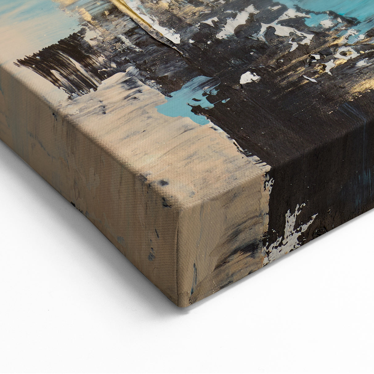 Bold Oceanic Hues – Earthen Harmony Neutral Abstract Prints