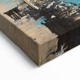 Bold Oceanic Hues – Earthen Harmony Neutral Abstract Prints