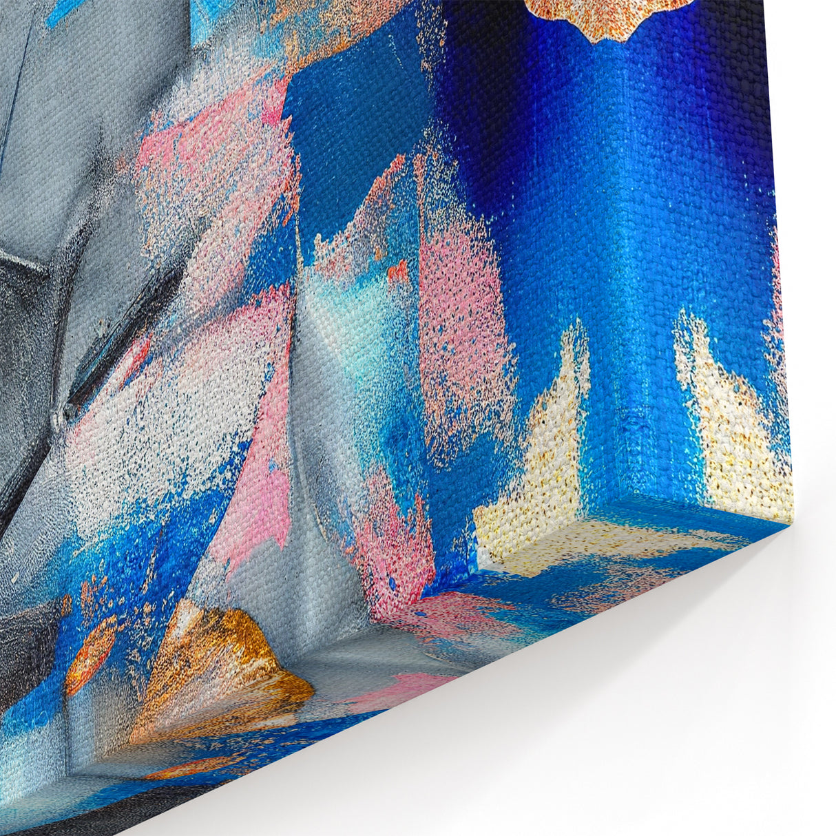 Dynamic Curves – Earth Tone Abstract Wall Art with Bold Textures