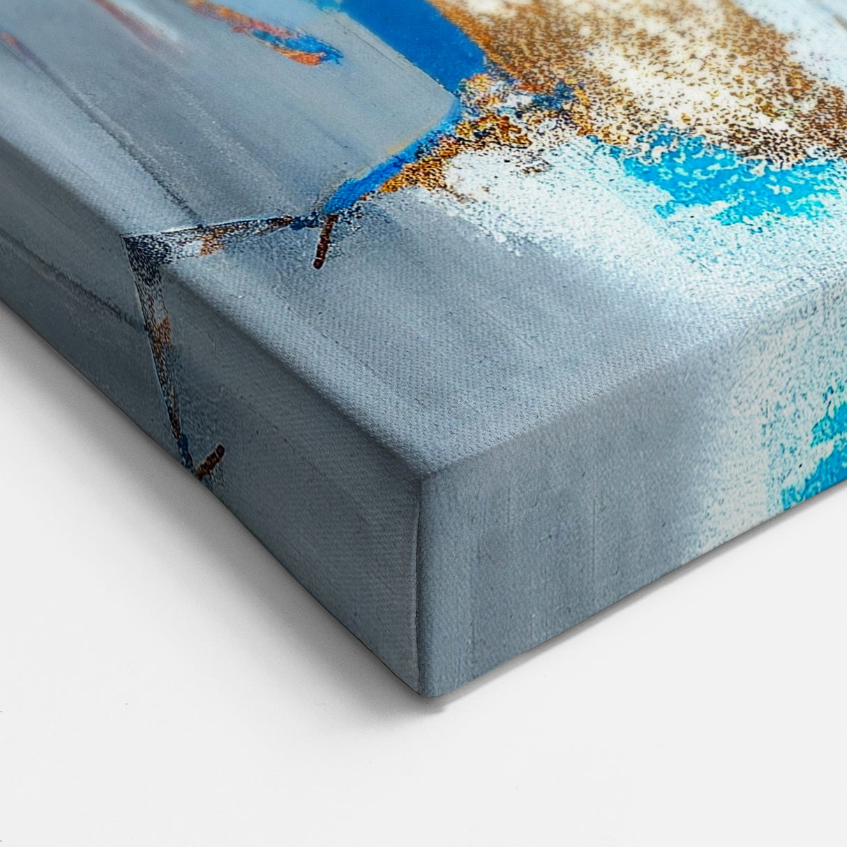 Dynamic Curves – Earth Tone Abstract Wall Art with Bold Textures