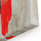 Bold Geometry – Earthen Harmony Modern Abstract Art in Red & Black