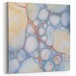 Serene Web of Color – Earthen Harmony Contemporary Canvas Art