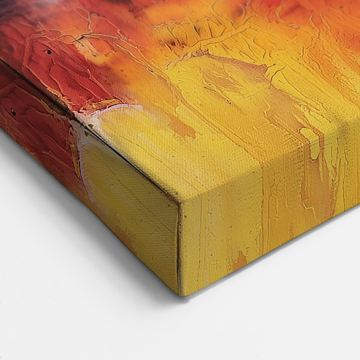 Bold Burnt Orange Form – Earthen Harmony Neutral Abstract Prints