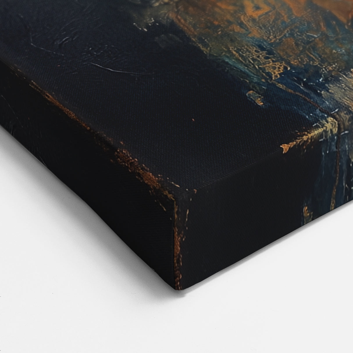 Earthen Harmony Abstracts – Fiery Orange & Beige Modern Wall Art