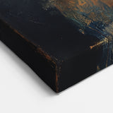 Earthen Harmony Abstracts – Fiery Orange & Beige Modern Wall Art