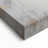 Industrial Fade – Neutral Abstract Wall Art in Gold and Gray Tones