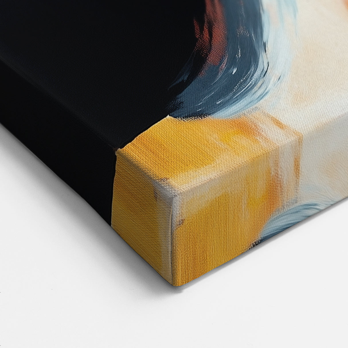 Modern Abstract Wall Art – Bold Fiery Passion Contemporary Canvas