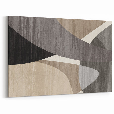 Curved Essence – Modern Abstract Art from Earthen Harmony Abstracts