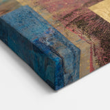 Golden Layers – Contemporary Canvas Art from Earthen Harmony Abstracts