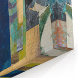 Golden Layers – Contemporary Canvas Art from Earthen Harmony Abstracts