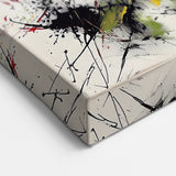 Modern Abstract Wall Art – Explosive Red and Yellow Canvas Print