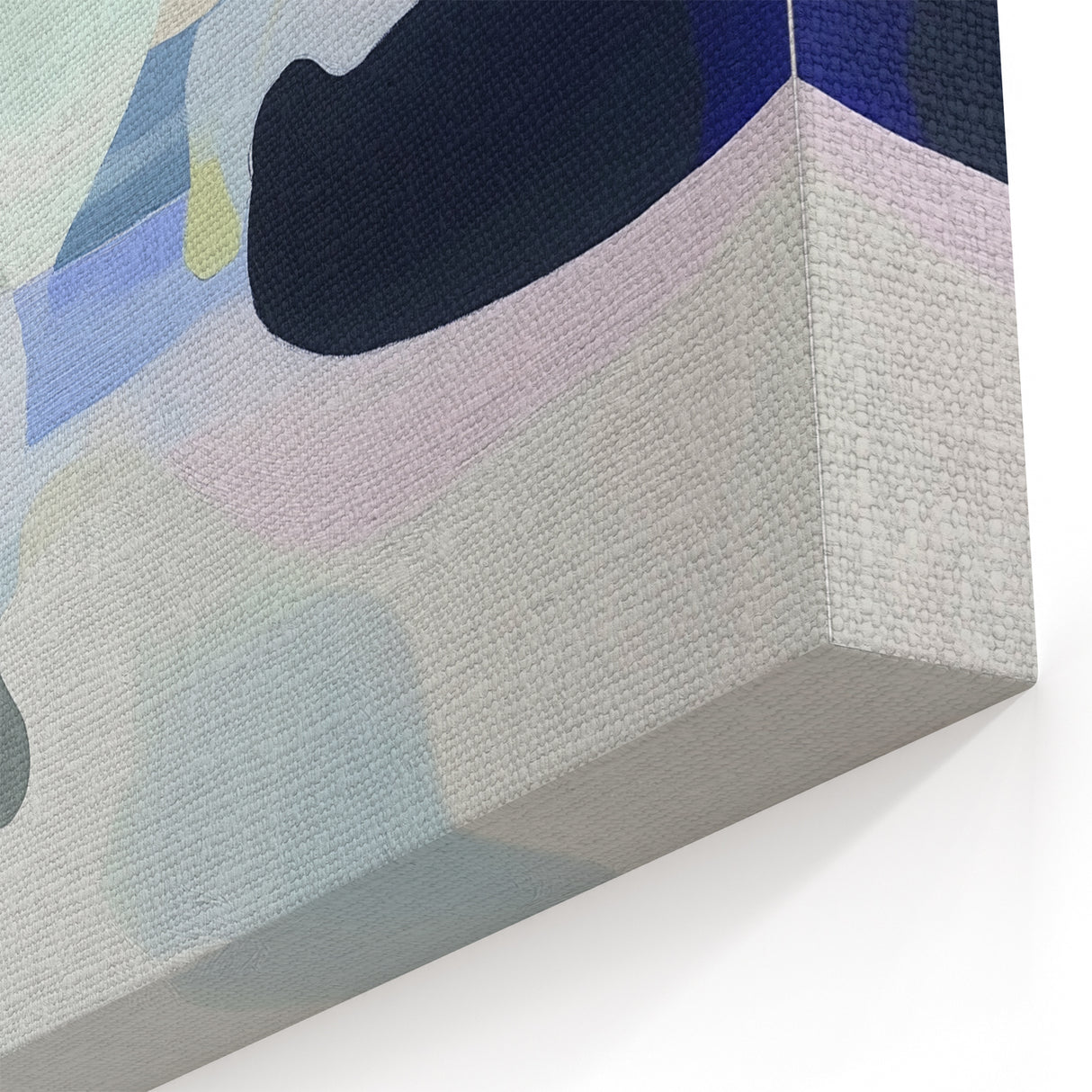 Geometric Abstract Wall Decor – Soft Pastel Modern Canvas Print