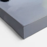 Minimalist Abstract Wall Art – Misty Gray and Blue Canvas Print