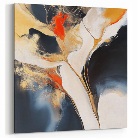 Modern Abstract Wall Art – Large Minimalist Geometric Canvas