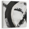 Minimalist Abstract Wall Art – Bold Black and White Canvas Print